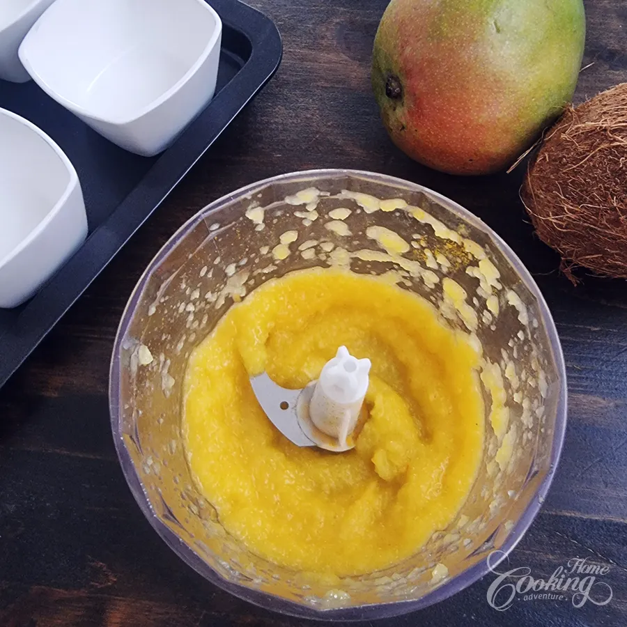 Mango Coconut Panna Cotta - step2