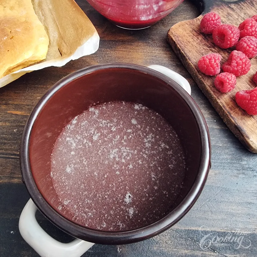 Raspberry Vanilla Custard Cake - step28