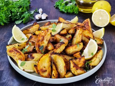 Greek Lemon Roasted Potatoes
