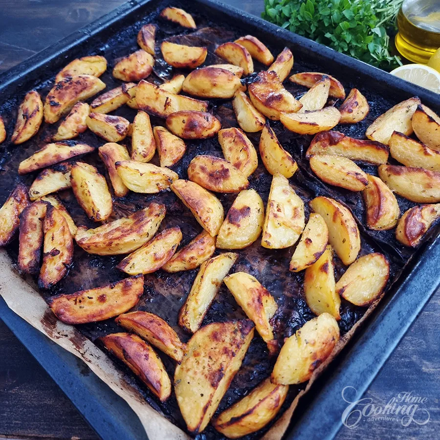 Greek Lemon Roasted Potatoes - step11