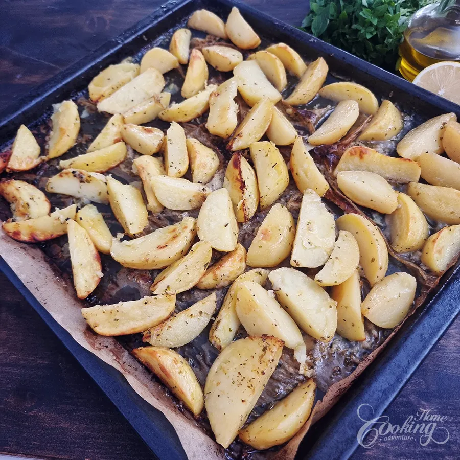 Greek Lemon Roasted Potatoes - step14