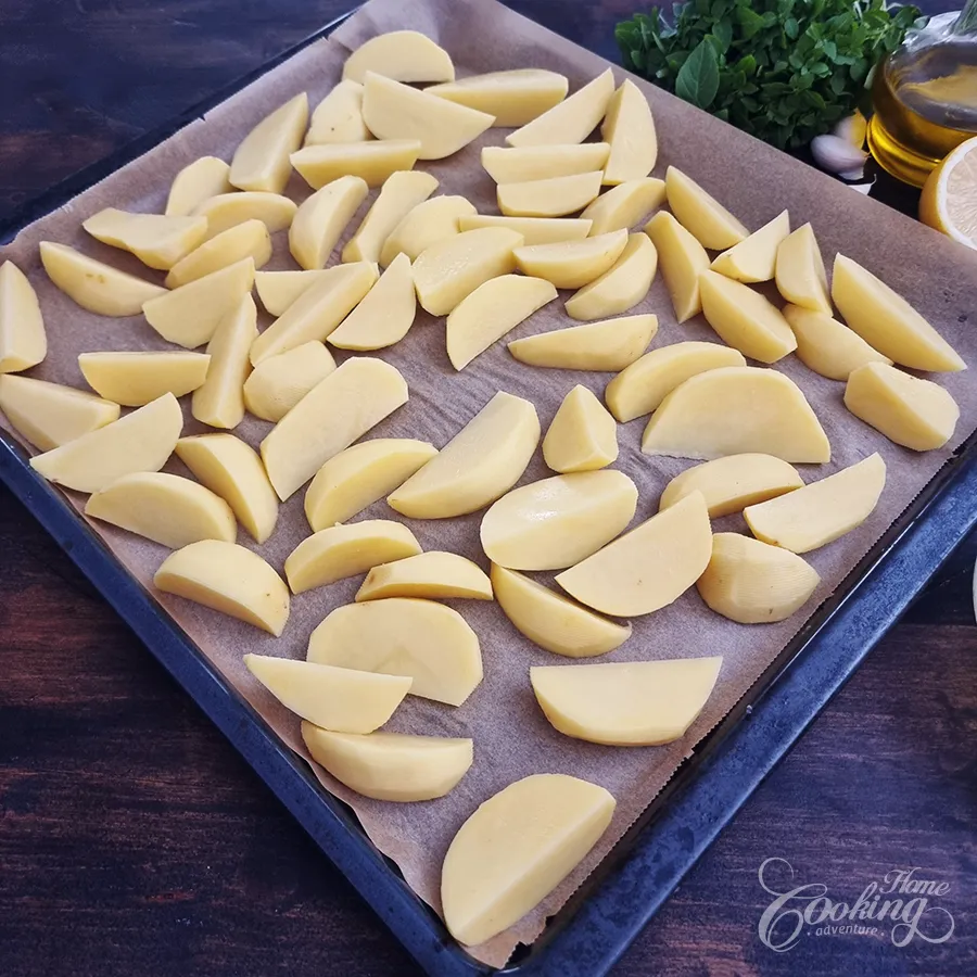 Greek Lemon Roasted Potatoes - step3