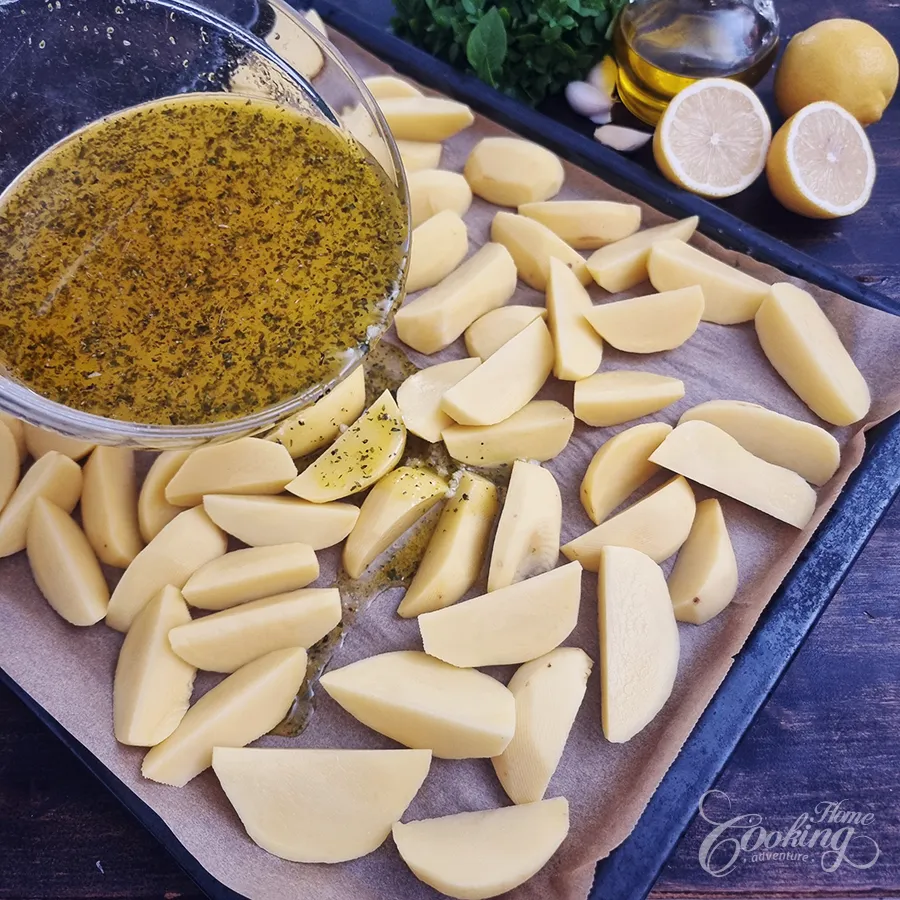 Greek Lemon Roasted Potatoes - step9