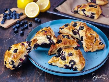 Lemon Blueberry Scones - No Refined Sugar - main1