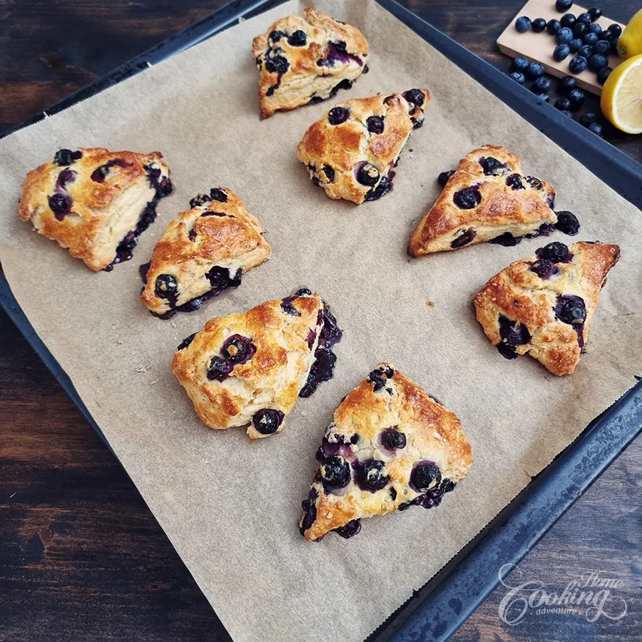 Lemon Blueberry Scones - No Refined Sugar - step13