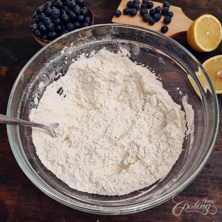 Lemon Blueberry Scones - No Refined Sugar - step3