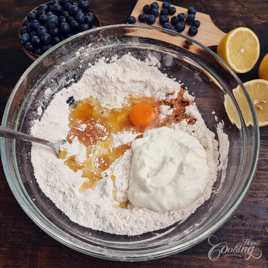 Lemon Blueberry Scones - No Refined Sugar - step4