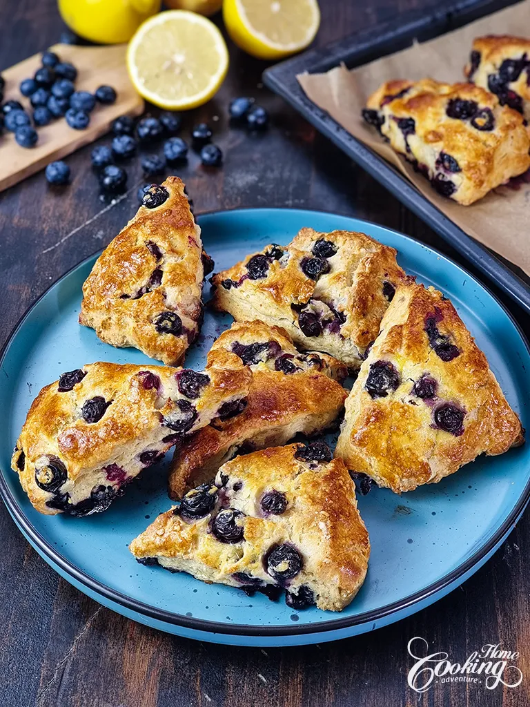 Lemon Blueberry Scones - Healthy scones