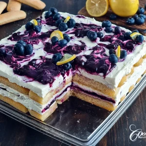 Lemon Blueberry Tiramisu