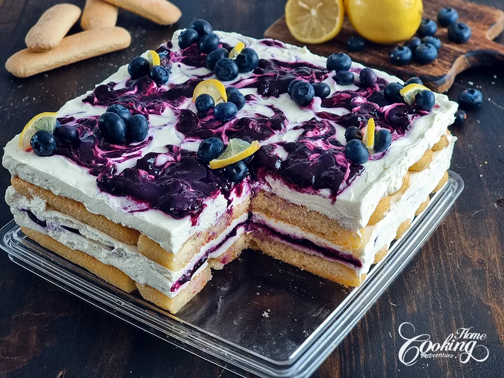 Lemon Blueberry Tiramisu