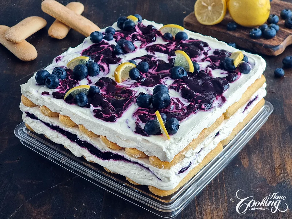 Lemon Blueberry Tiramisu