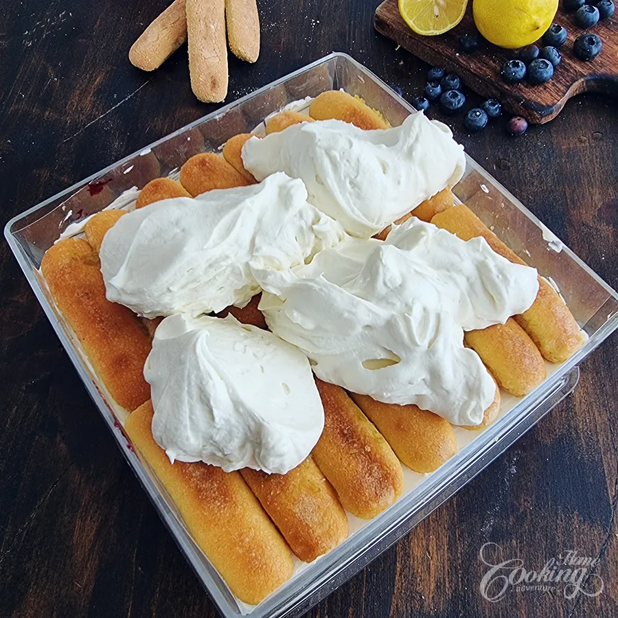 Lemon Blueberry Tiramisu - step27