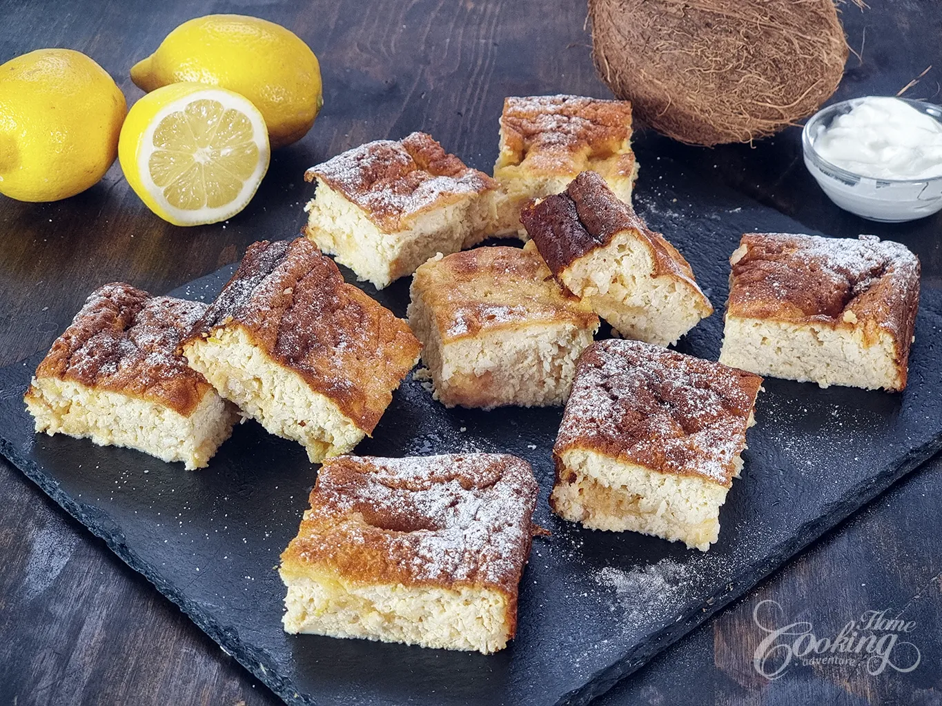 Lemon Coconut Yogurt Cake