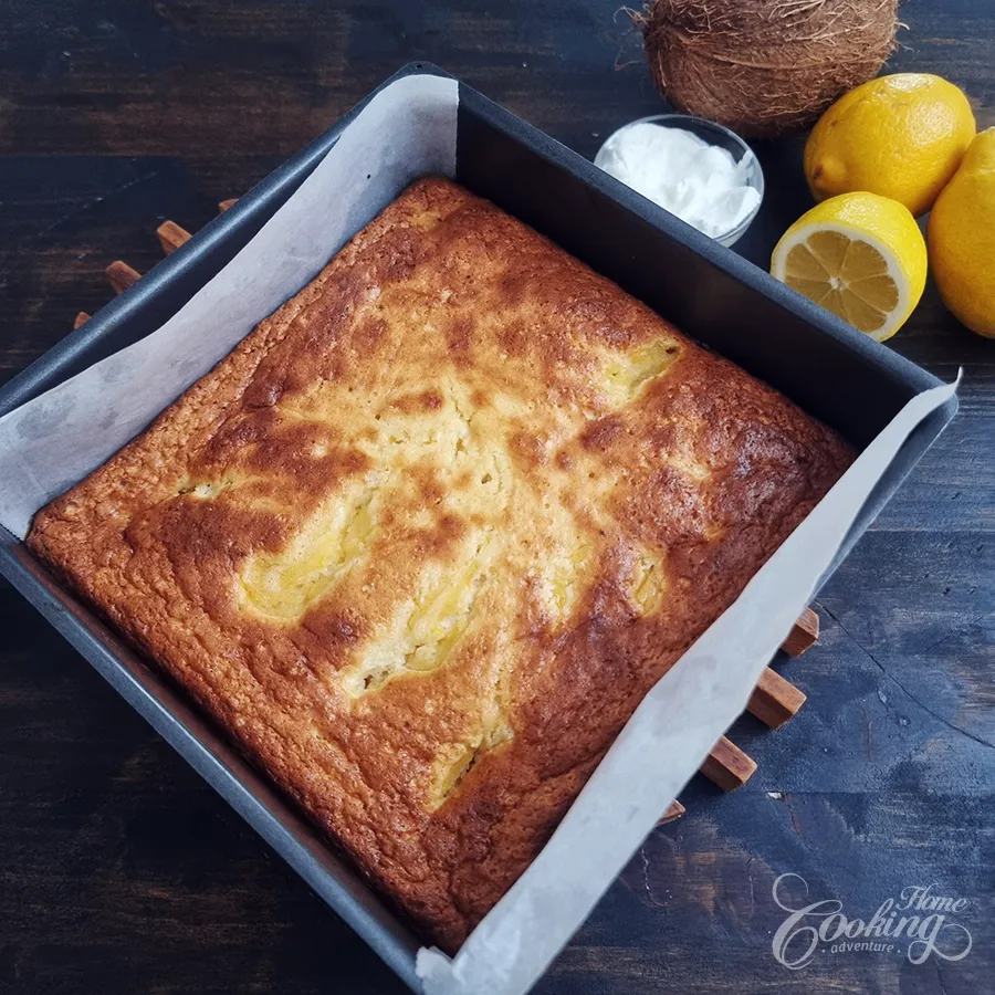Lemon Coconut Yogurt Cake - step23