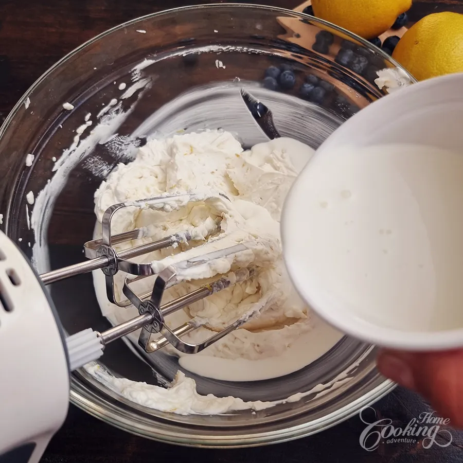 No-Bake Blueberry Lemon Tart - step20