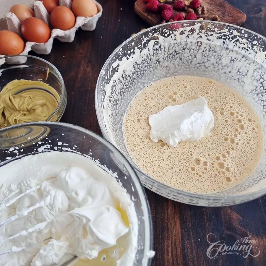 Raspberry Pistachio Semifreddo- step17