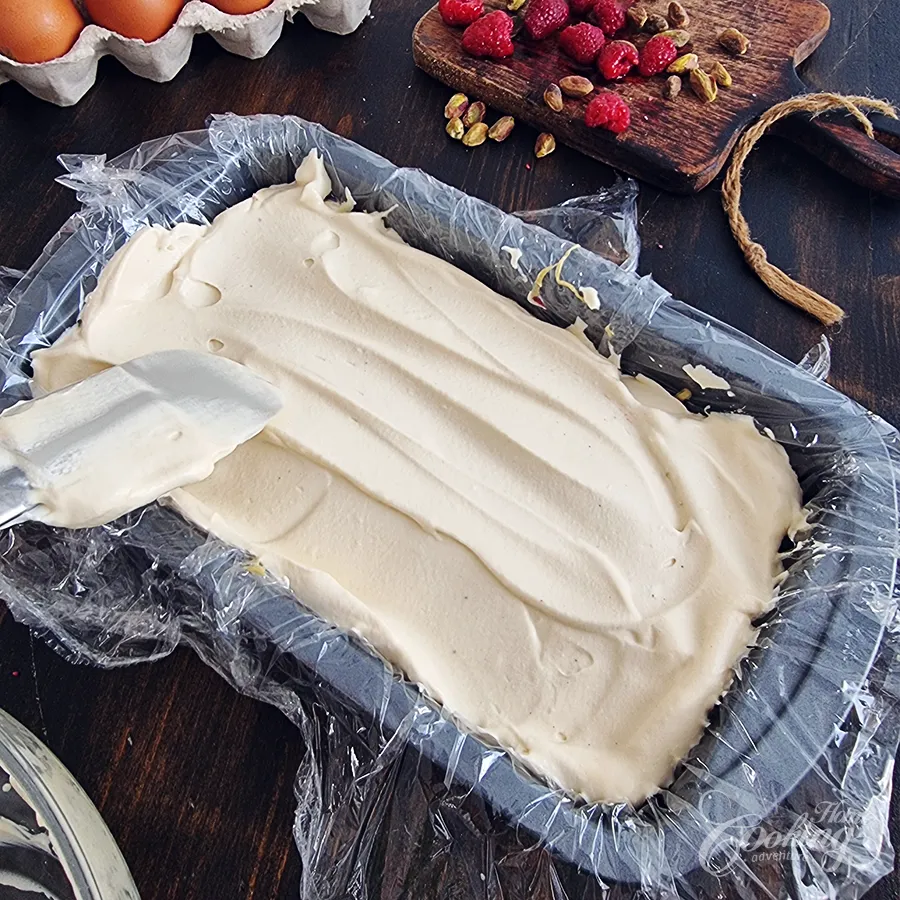 Raspberry Pistachio Semifreddo- step27