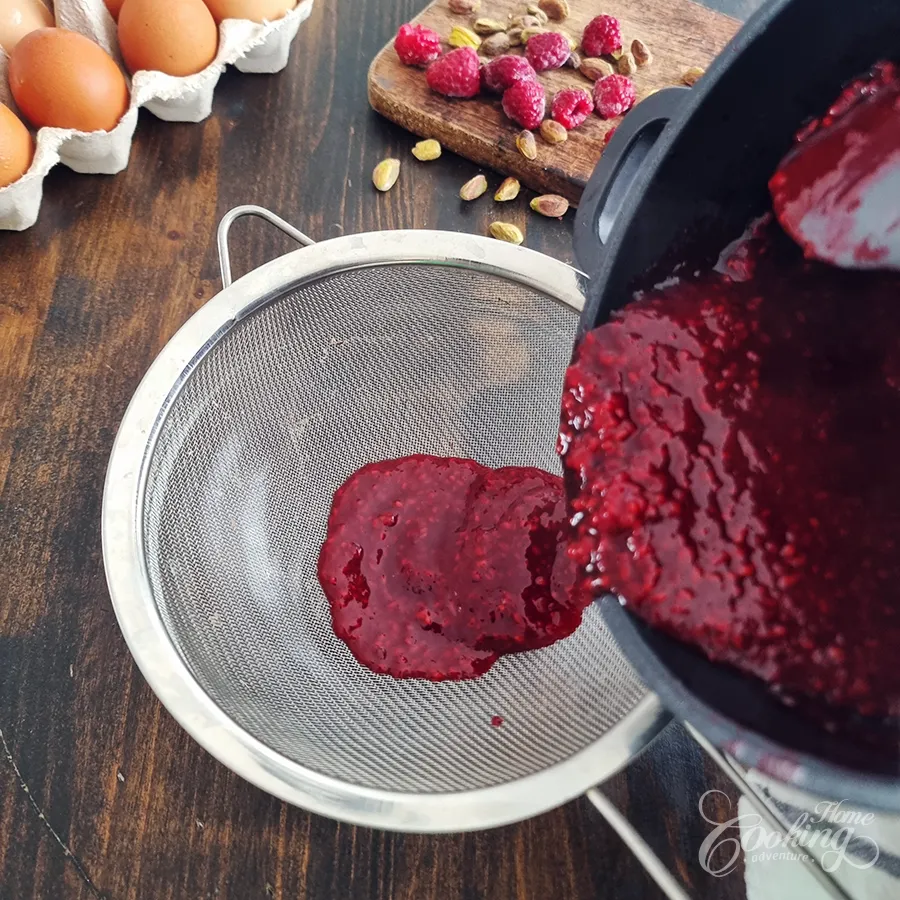 Raspberry Pistachio Semifreddo- step4