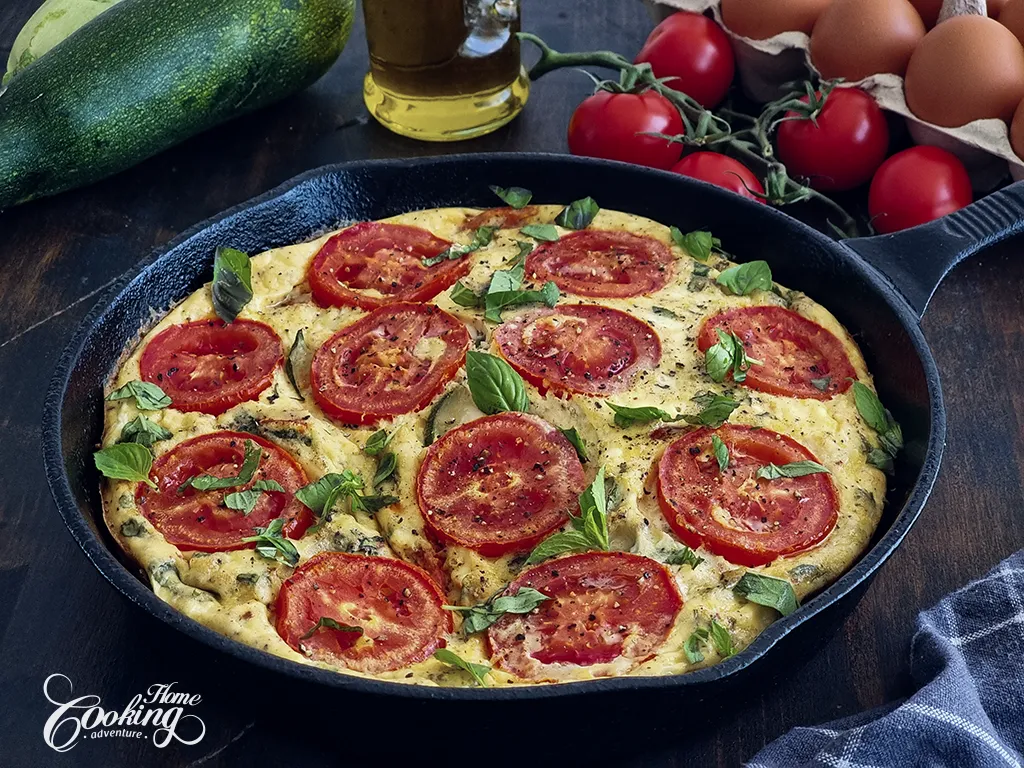 Zucchini Tomato Fritatta
