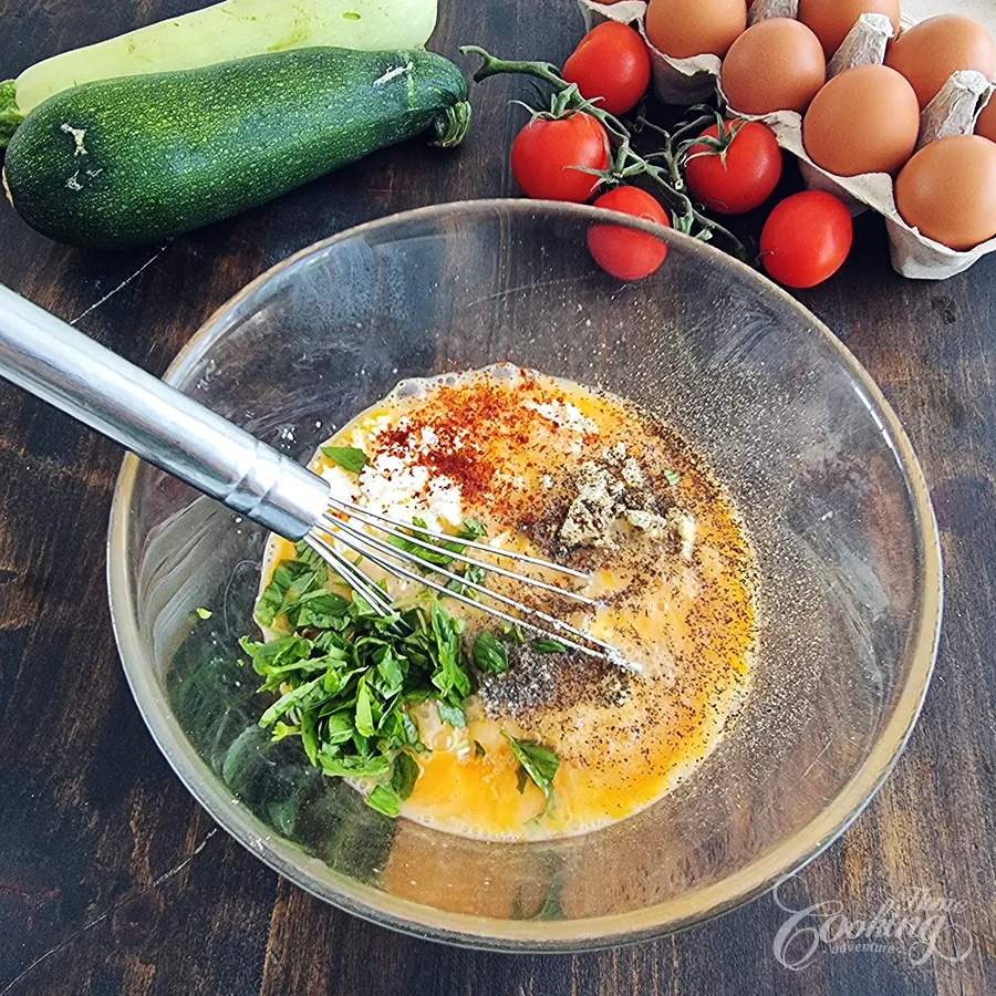 Zucchini Tomato Fritatta - step11