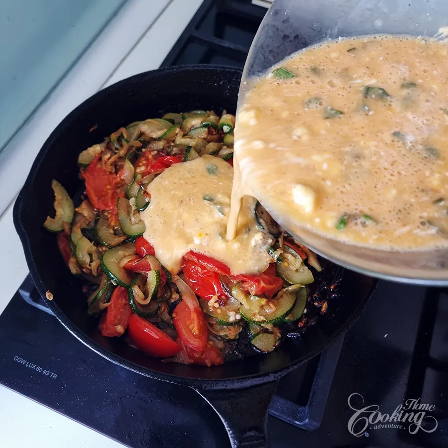 Zucchini Tomato Fritatta - step13