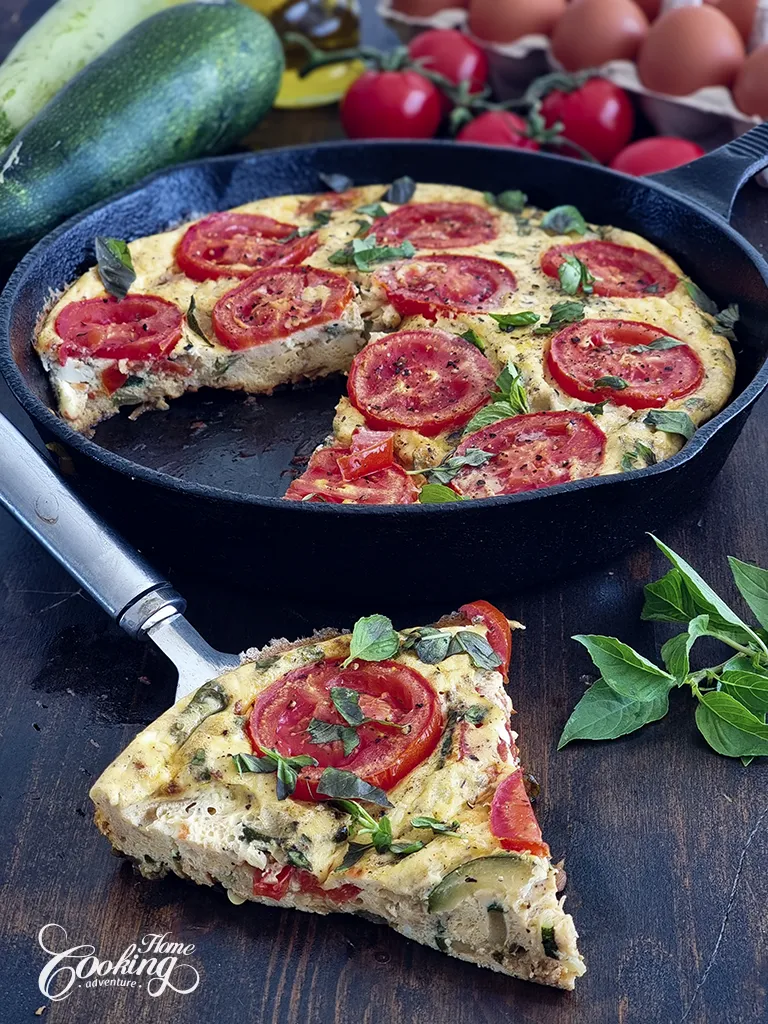 Zucchini Tomato Fritatta