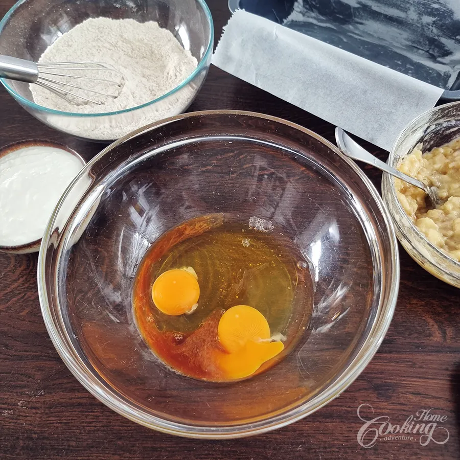 cottage cheese banana bread - step5