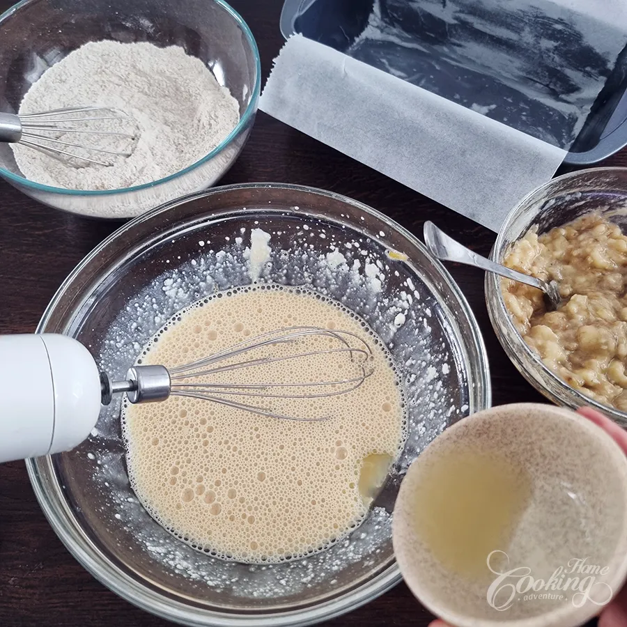 cottage cheese banana bread - step8