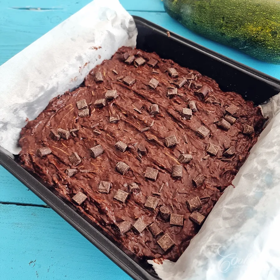 zucchini brownie - step14