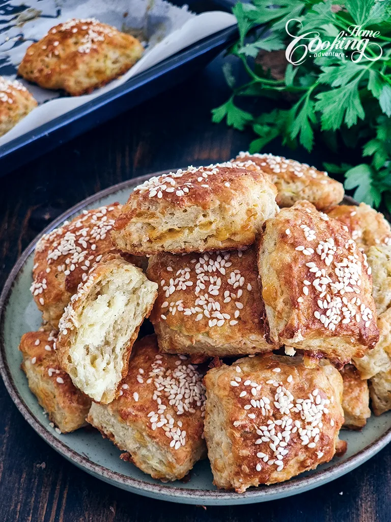 Zucchini Cheese Biscuits