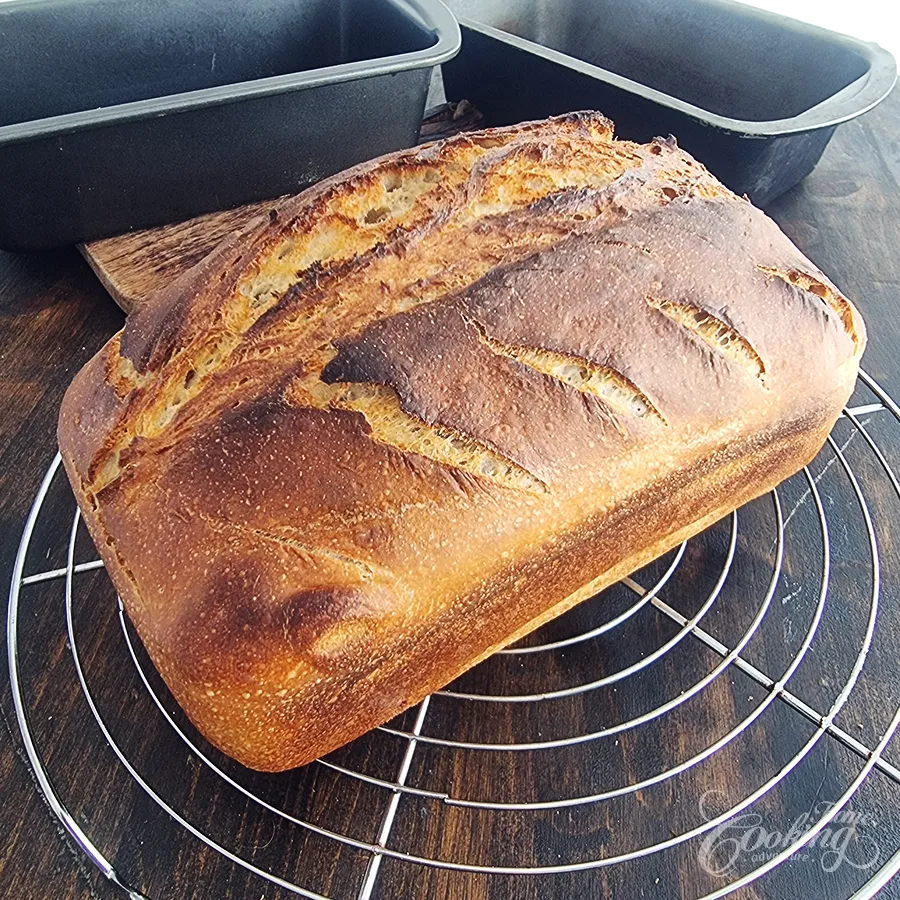 easy sourdough loaf pan - step36